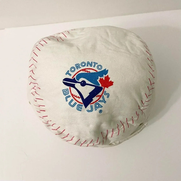 Vintage MLB Toronto Blue  Jays Pillow Pal Plush Bear Reversible Baseball - Picture 5 of 16